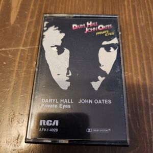Hall & Oates Private Eyes Audio Cassette Tape 1981 Vintage Music Tested Working
